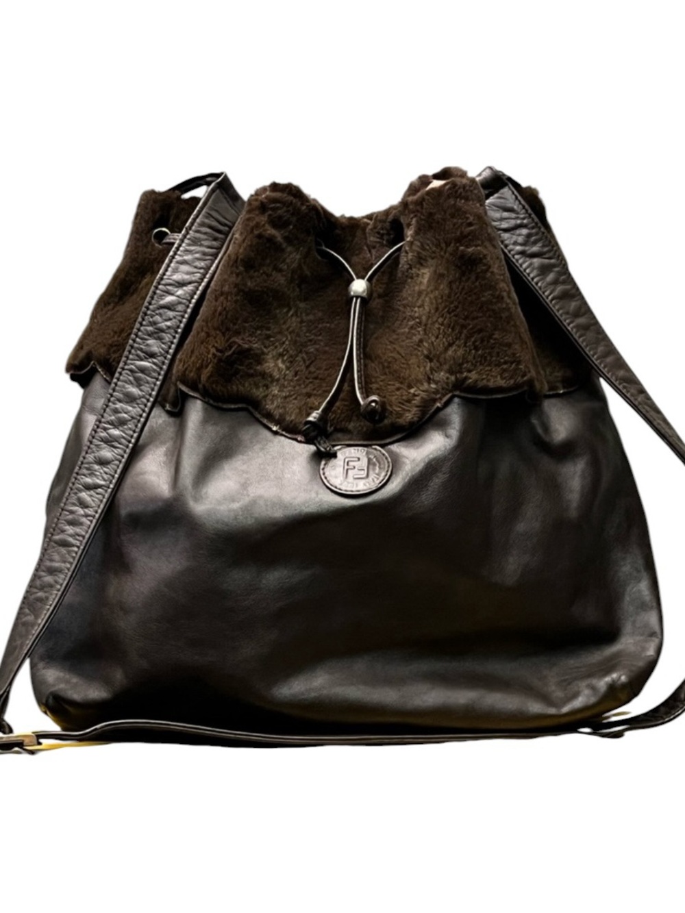 Authentic Vintage Fendi bucket bag- FREE COA - Picture 4 of 11